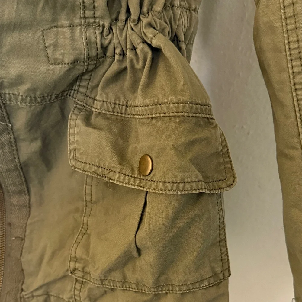 Olive Utility Jacket - Picture 4 of 7